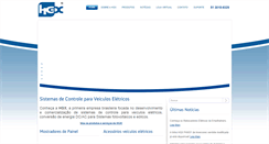 Desktop Screenshot of hgx.com.br