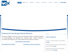 Tablet Screenshot of hgx.com.br